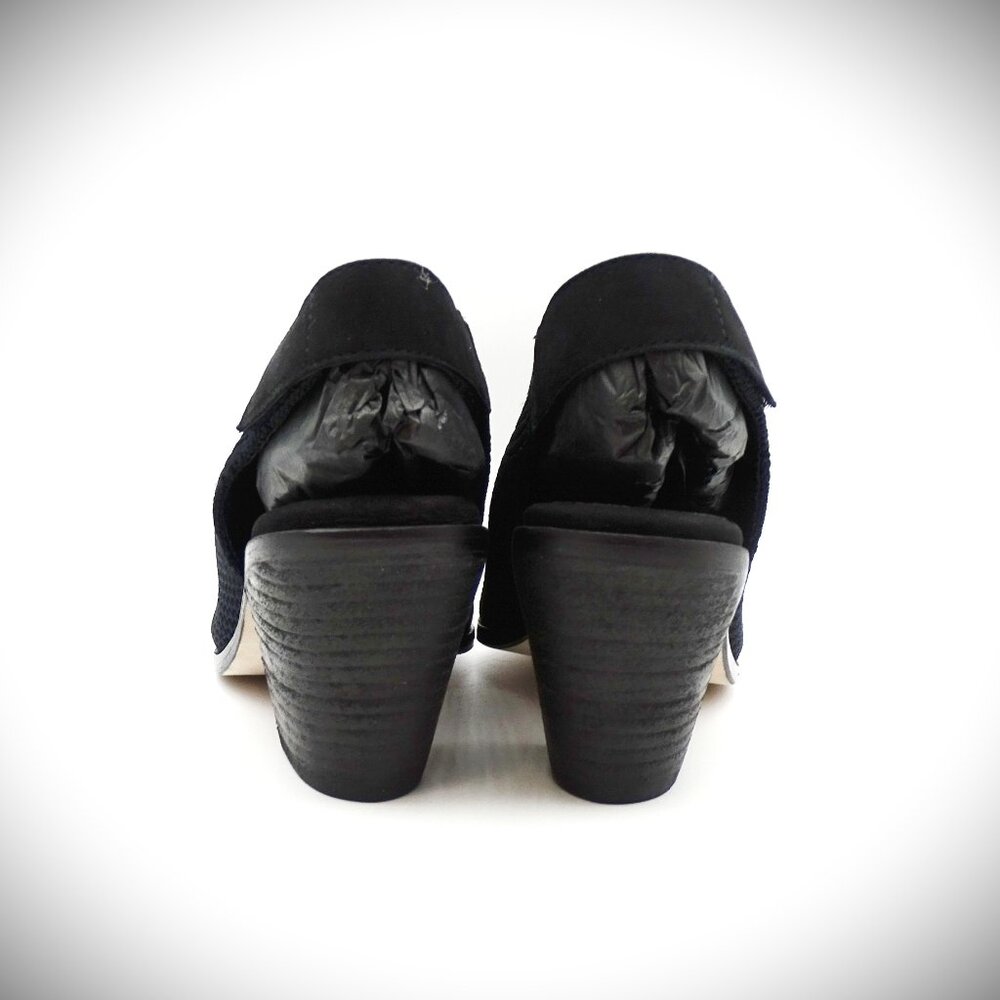 EILEEN FISHER Avil Women's Block Heeled Stretch Sandals in Black Size 8.5 - Picture 4 of 12